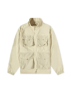 Men Forét Overshirts-Sizzle Jacket-Khaki