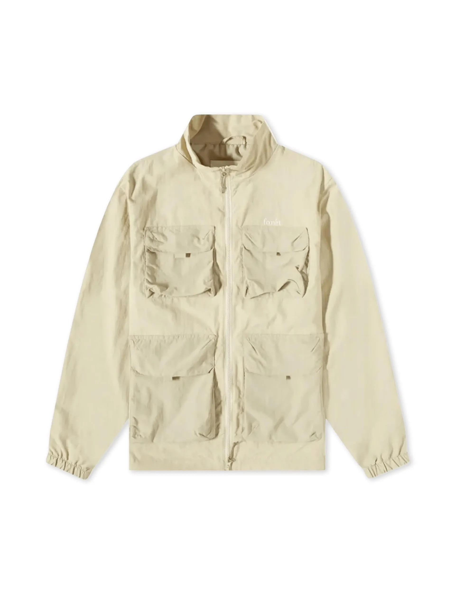 Men Forét Overshirts-Sizzle Jacket-Khaki