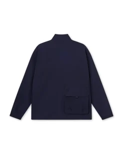 Men Forét Overshirts-Sizzle Jacket-Navy