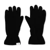 Men Forét Accessories-Snowy Fleece Gloves-Black