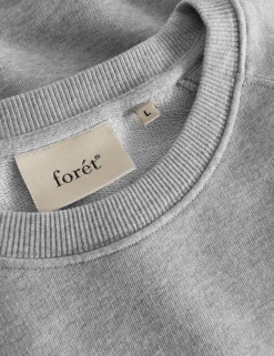 Men Forét Sweatshirts-Spruce Sweatshirt-Light Grey Mel