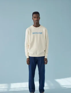 Men Forét Sweatshirts-Spur Sweatshirt-Cloud/Ocean