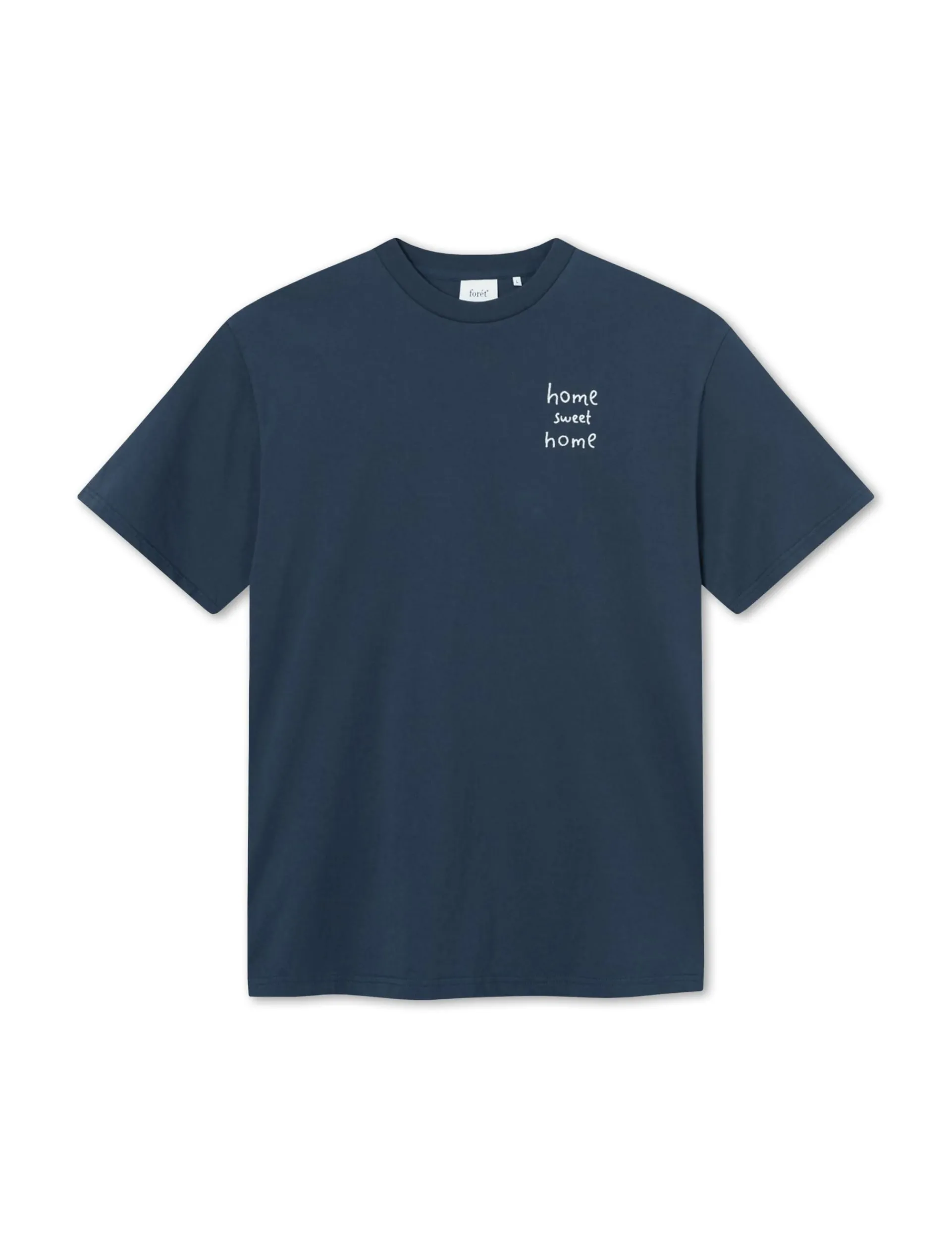 Men Forét T-Shirts-Sweet T-Shirt-Navy/Cloud