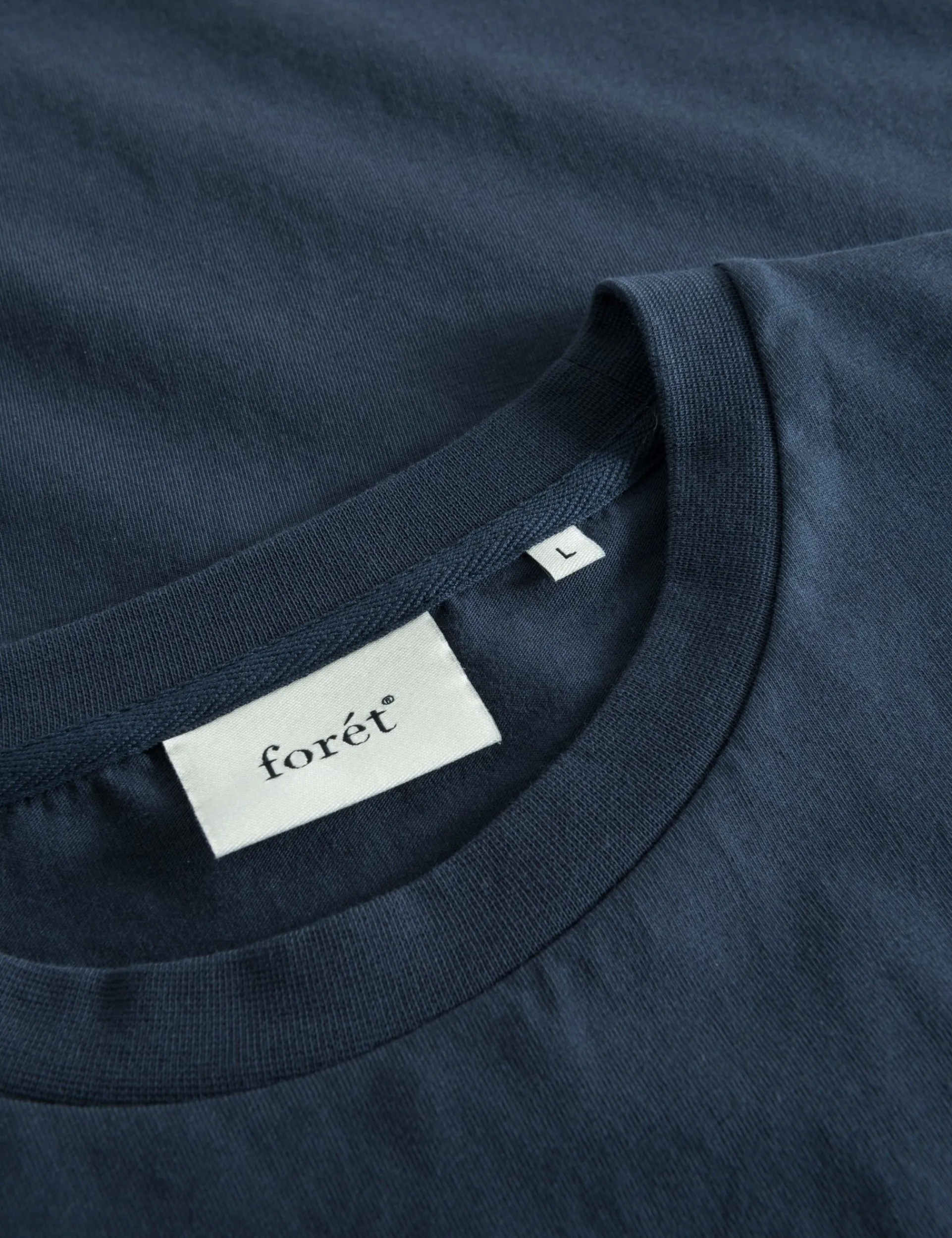 Men Forét T-Shirts-Sweet T-Shirt-Navy/Cloud