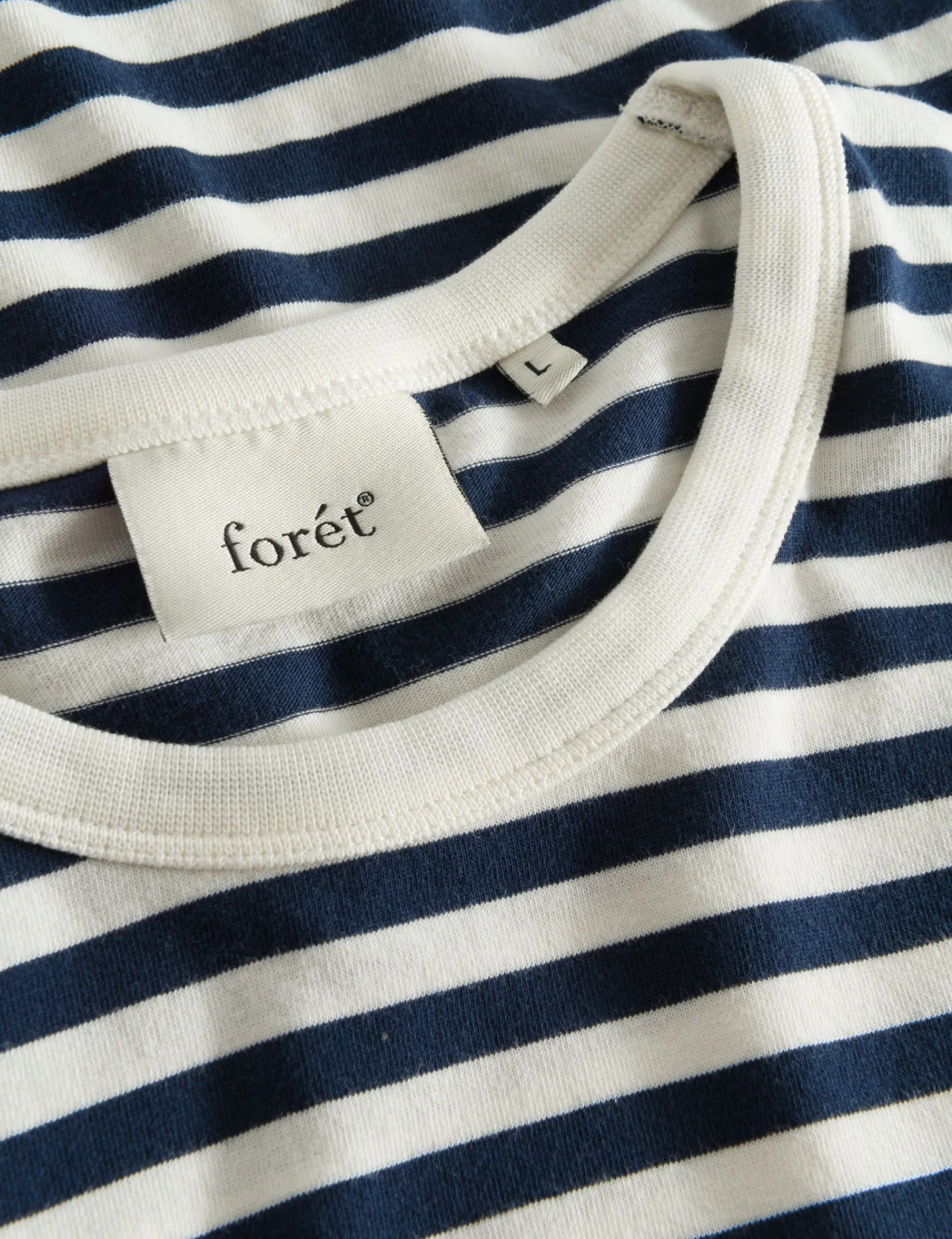 Men Forét T-Shirts-Throw Longsleeve-Navy/Brick