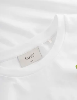 Men Forét T-Shirts-Timber Longsleeve-White