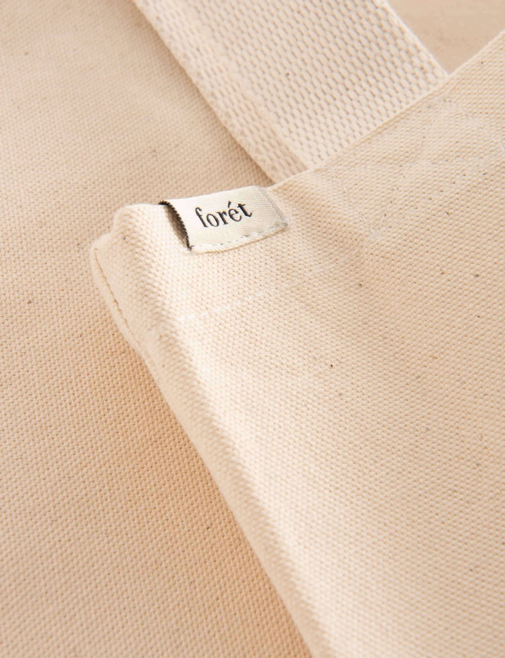 Forét Goods-Tote Bag-Natural/Red
