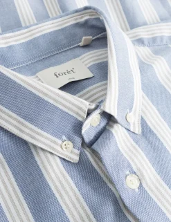 Men Forét Shirts-Trust Shirt-Light Blue