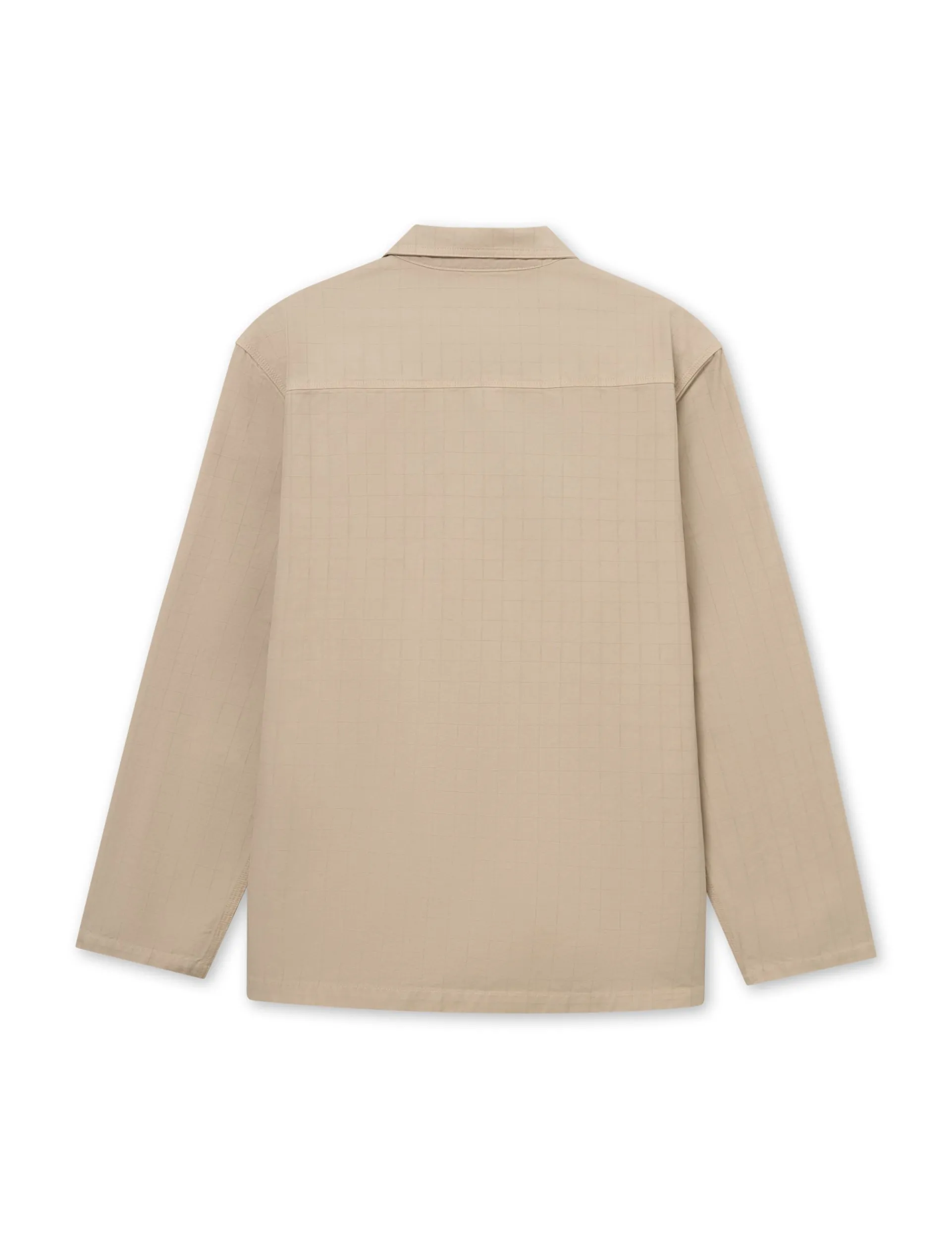 Men Forét Shirts-Valley Unconstructed Blazer-Khaki