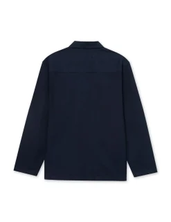 Men Forét Shirts-Valley Unconstructed Blazer-Navy