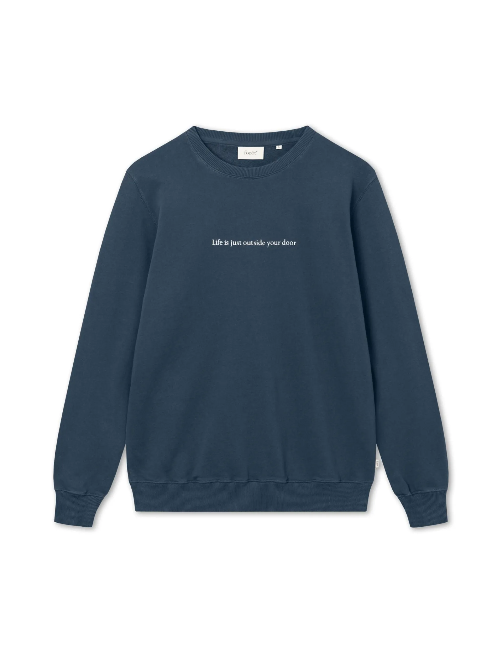 Men Forét Sweatshirts-Venture Sweatshirt-Navy