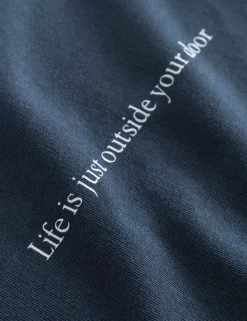 Men Forét Sweatshirts-Venture Sweatshirt-Navy