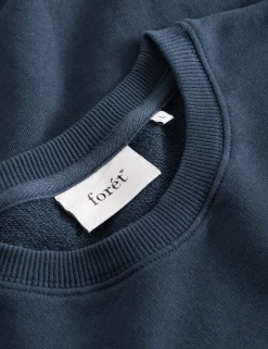 Men Forét Sweatshirts-Venture Sweatshirt-Navy