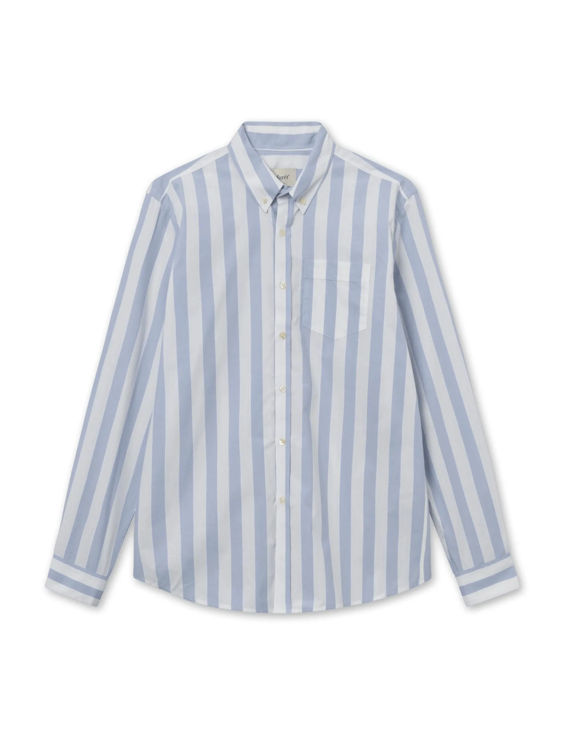 Men Forét Shirts-Vision Shirt-Light Blue/Cloud