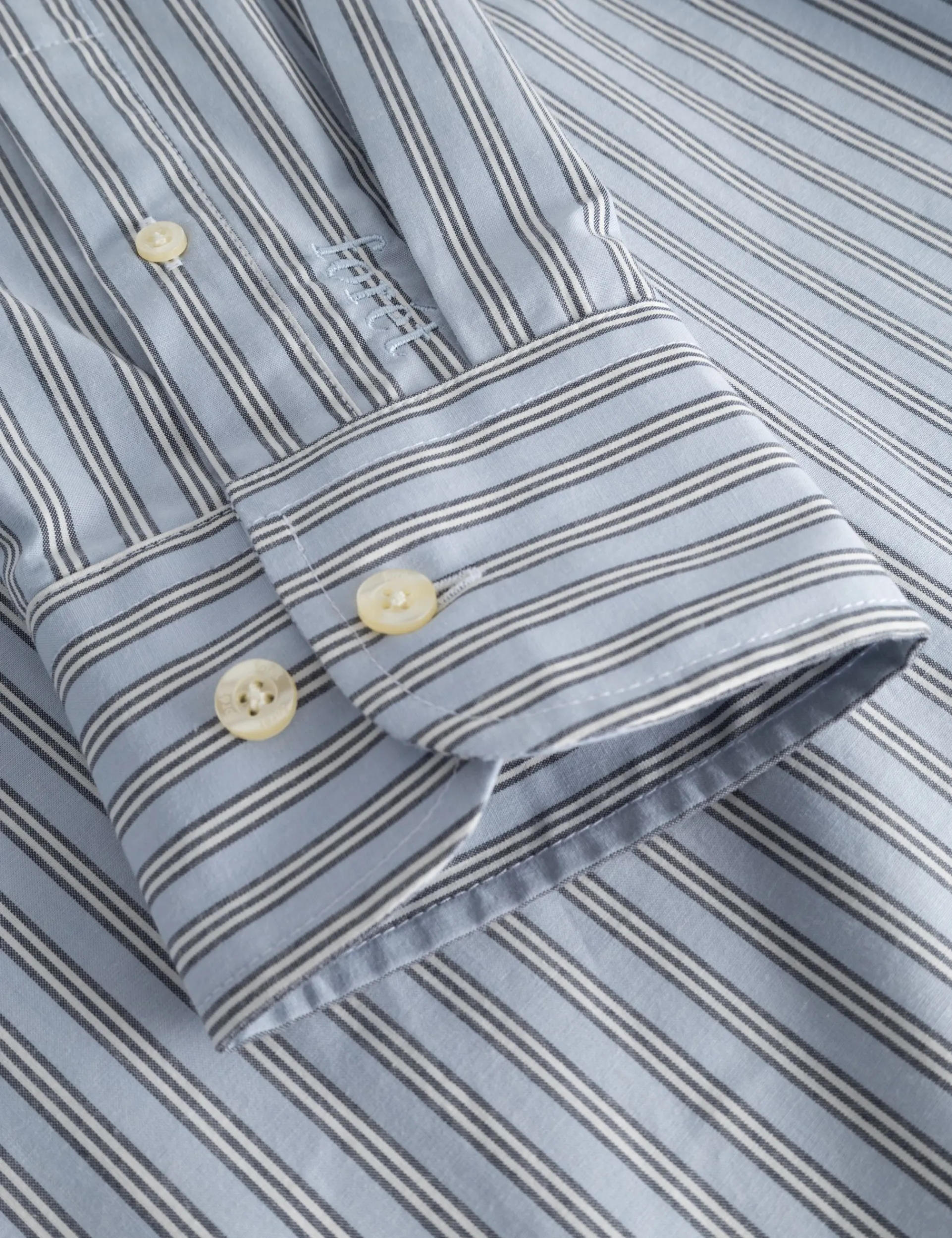 Men Forét Shirts-Vision Shirt-Light Blue/Navy