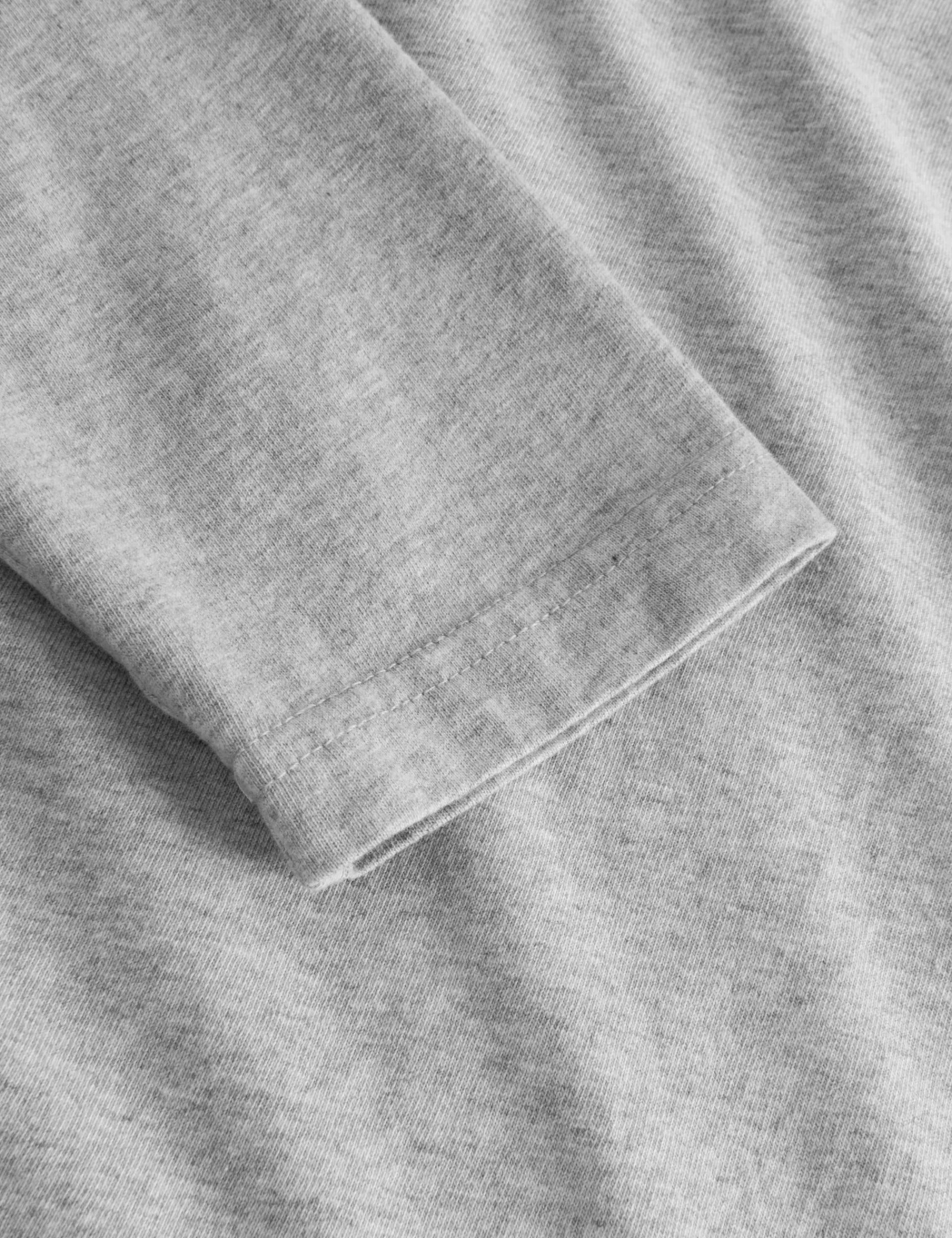 Men Forét Sweatshirts-Wind Longsleeve-Light Grey Mel