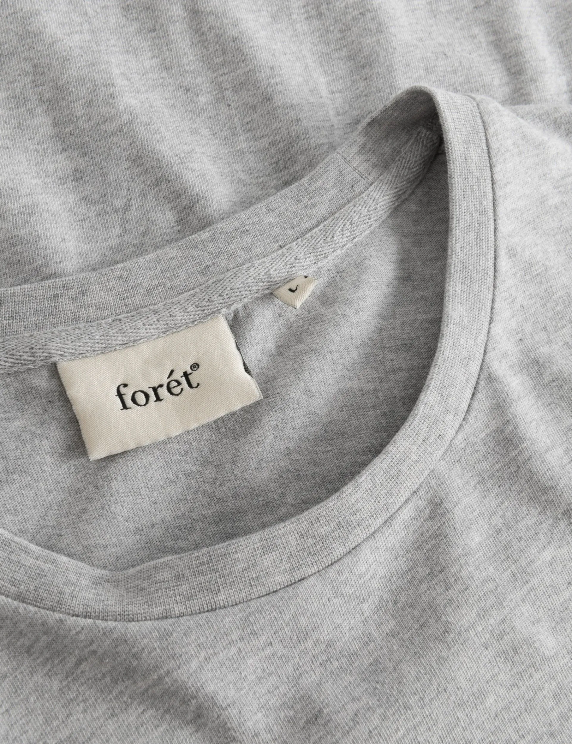 Men Forét Sweatshirts-Wind Longsleeve-Light Grey Mel