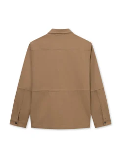 Men Forét Jackets-Yoke Field Jacket-Khaki