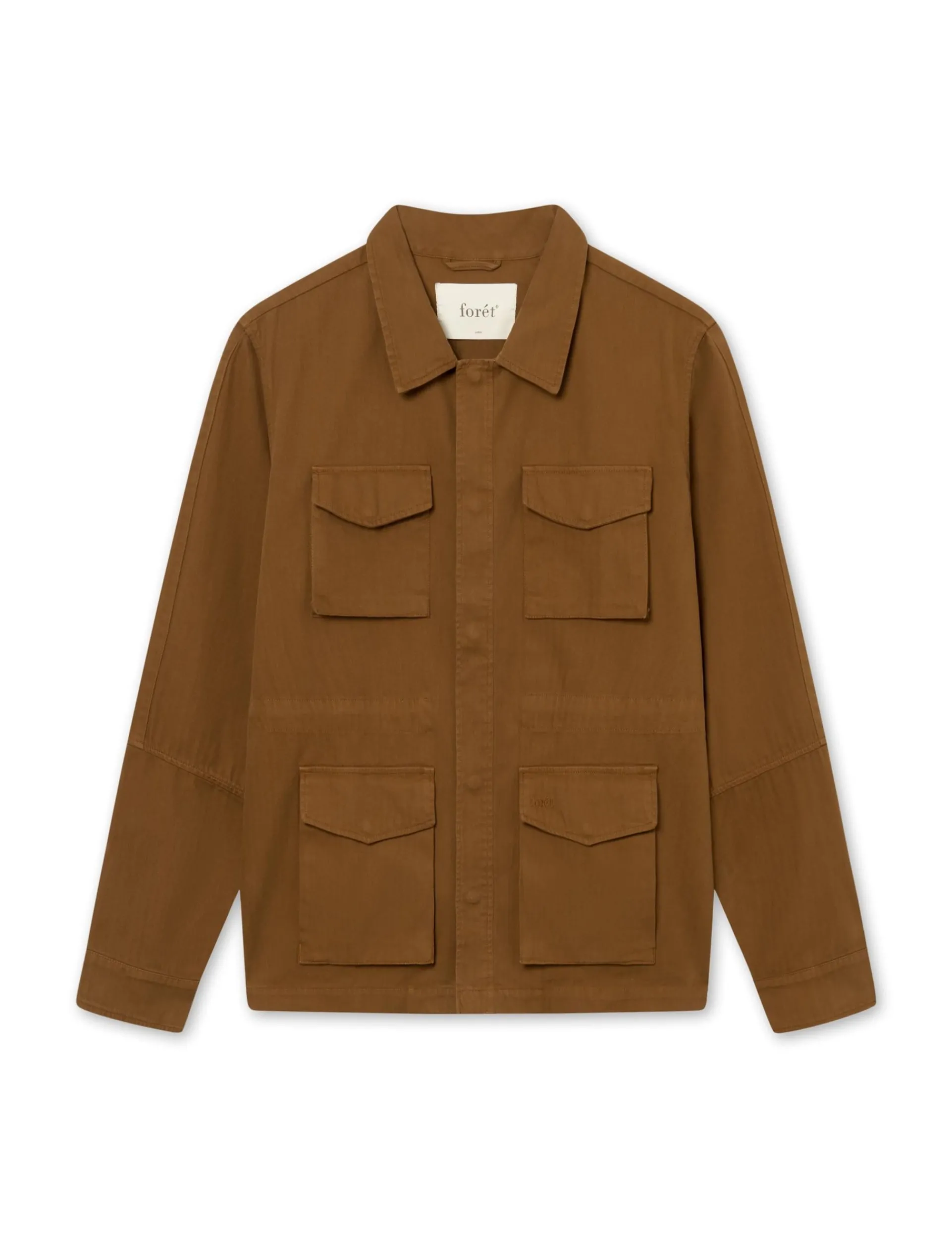 Men Forét Jackets-Yoke Field Jacket-Rubber
