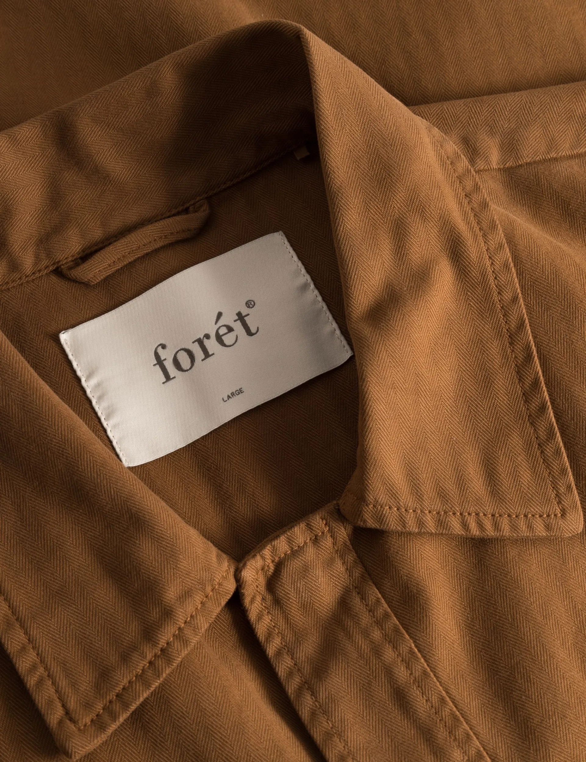 Men Forét Jackets-Yoke Field Jacket-Rubber